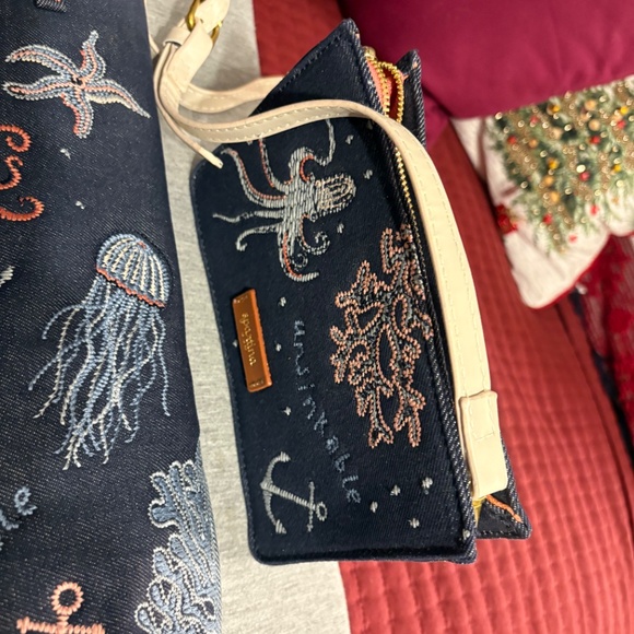 Spartina 449 Large Unsinkable Mermaid Bag & Crossbody Bag - Picture 5 of 12